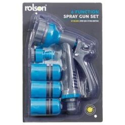 B&M Rolson Hose Reel With Stand 20m -Garden Decoration Shop 234003 rolson 20m hose stand set with 6 function spray gun set blue