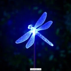 B&M Colour Changing Solar Stake Light - Dragonfly -Garden Decoration Shop 286951 colour changing stake solar light dragonfly