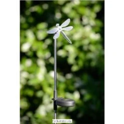 B&M Colour Changing Solar Stake Light - Dragonfly -Garden Decoration Shop 286951 colour changing stake solar light dragonfly 5