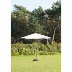 Crank Handle Parasol 2.7m - Cream -Garden Decoration Shop 318793 2 7m crank handle parasol cream