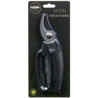 Rolson Deluxe Secateurs - Black 1 Rolson Deluxe Secateurs - Black
