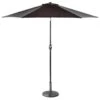 Crank Handle Parasol 2.7m - Black