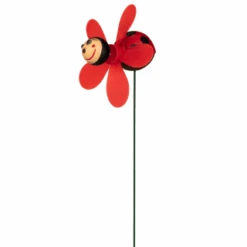B&M Insect Wind Spinning Stake - Ladybird