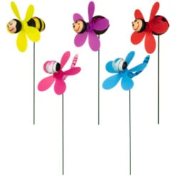 B&M Insect Wind Spinning Stake - Ladybird 7 B&M Insect Wind Spinning Stake - Ladybird -Garden Decoration Shop 353661 wind spinning stake main 2