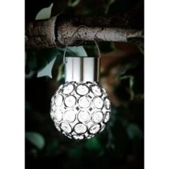 Dallas Hanging Solar Light -Garden Decoration Shop 353746 dallas light white