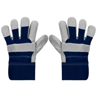 Rolson Heavy Duty Suede Gardening Gloves - Large - Navy 1 Rolson Heavy Duty Suede Gardening Gloves - Large - Navy