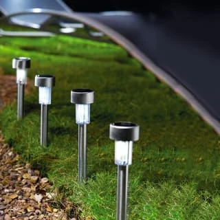 Eveready Mini Solar Lighting Posts 8pk - Colour Changing 1 Eveready Mini Solar Lighting Posts 8pk - Colour Changing