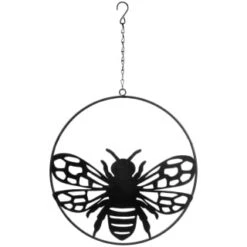 B&M Insect Hanging Hoops -Garden Decoration Shop 366579 insect in hoop bee