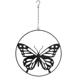 B&M Insect Hanging Hoops -Garden Decoration Shop 366579 insect in hoop butterfly