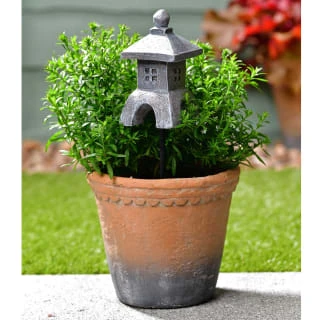 B&M Garden Plant Pot Stick - Pagoda 1 B&M Garden Plant Pot Stick - Pagoda