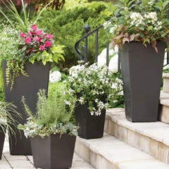B&M Sonata Planter 71cm - Slate 7 B&M Sonata Planter 71cm - Slate -Garden Decoration Shop 377687 377689 377691 377694 377698 377702 sonata planter slate pewter 33cm 50cm 70cm 3