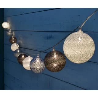 B&M 10 Orb Solar String Lights 1 B&M 10 Orb Solar String Lights