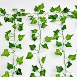 Solar Powered Artificial Ivy Leaf Curtain 150cm 6 Solar Powered Artificial Ivy Leaf Curtain 150cm -Garden Decoration Shop 379257 150cm x 150cm solar powered artificial ivy leaf curtain 192 warm white leds 3