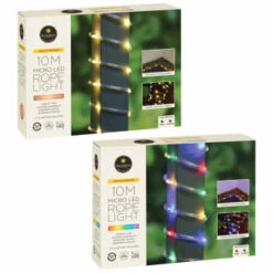 Solar Powered 10m Micro LED Rope Light - Multicolour -Garden Decoration Shop 379267 379269 mason and jones 10m micro led rope lights main