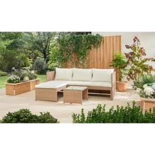 Valencia Reversible Rattan Effect Corner Sofa Set 2 Valencia Reversible Rattan Effect Corner Sofa Set - Image 2