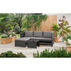 Bali Reversible Rattan Effect Corner Sofa Set -Garden Decoration Shop 379297 379461 bali reversible rattan corner set