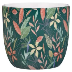 B&M Superbloom Sun Ceramic Plant Pots 3pk - Floral 10 B&M Superbloom Sun Ceramic Plant Pots 3pk - Floral -Garden Decoration Shop 379332 3pk island paradise ceramic plant pots green 2