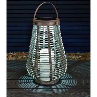 Solar Powered Lantern - Grey Large 1 Solar Powered Lantern - Grey Large