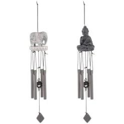 B&M Tranquil Garden Windchime - Buddha -Garden Decoration Shop 379541 tranquil garden windchime group