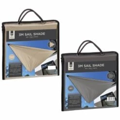 Sail Shade 3m - Cream -Garden Decoration Shop 379775 379776 3m sun shelter 3m main 2