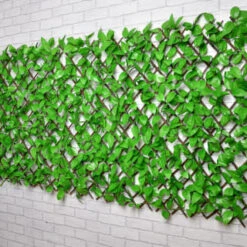 Bloom Solar Powered Expanding Artificial Leaf Trellis 200 X 100cm -Garden Decoration Shop 379978 expanding leafy trellis 100 leds 2x1m