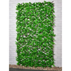 Bloom Solar Powered Expanding Artificial Leaf Trellis 200 X 100cm -Garden Decoration Shop 379978 expanding leafy trellis 100 leds 2x1m 3
