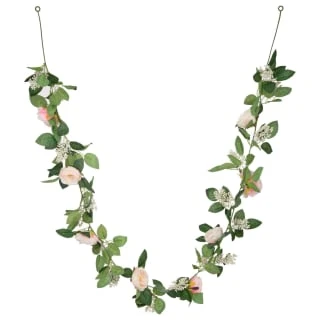 Artificial Rose Garland 180cm - Pink 1 Artificial Rose Garland 180cm - Pink