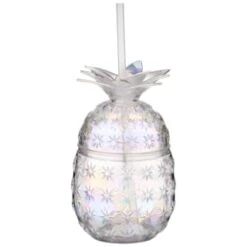 B&M Iridescent Pineapple Glass Cup