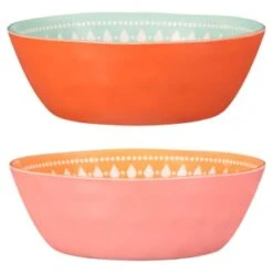 B&M Bloom Print Picnic Bowl - Pink 5 B&M Bloom Print Picnic Bowl - Pink -Garden Decoration Shop 381069 bloom print bowl main