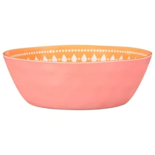 B&M Bloom Print Picnic Bowl - Pink 1 B&M Bloom Print Picnic Bowl - Pink