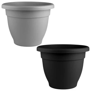 Extra Large Bell Pot Planter 55cm - Black 2 Extra Large Bell Pot Planter 55cm - Black - Image 2