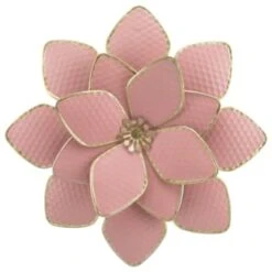 B&M Flower Wall Plaques 2pk - Pink -Garden Decoration Shop 392757 2pk metal wall flowers pink 3