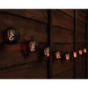 Morocco Solar Powered String Lights 8pk - Flame Effect