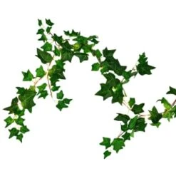 Solar Powered Artificial Ivy Garland 5m 8 Solar Powered Artificial Ivy Garland 5m -Garden Decoration Shop 392926 5m ivy garland with 60 warm white solar leds 5
