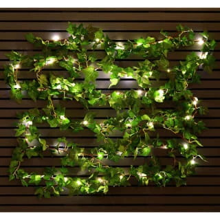 Solar Powered Artificial Ivy Garland 5m 1 Solar Powered Artificial Ivy Garland 5m
