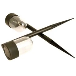 Monaco Solar Powered Post Lights 2pk -Garden Decoration Shop 392976 2 pack monaco solar powered post lights 2