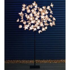 Solar Powered Magnolia Blossom Tree 4ft