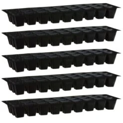 B&M Seed Trays 5pk - Small -Garden Decoration Shop 393174 5 seed trays group