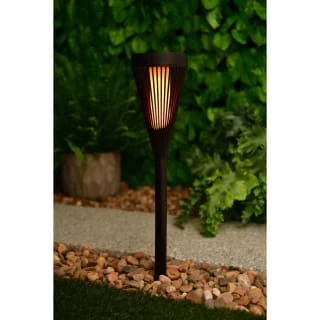 Santorini Flame Effect Post Lights 3pk 1 Santorini Flame Effect Post Lights 3pk