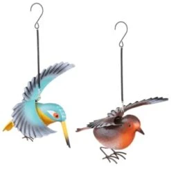B&M Springy Hanging Bird - Brown 9 B&M Springy Hanging Bird - Brown -Garden Decoration Shop 393690 springy bird hanging group