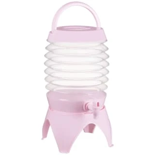 B&M Collapsible Drinks Dispenser 5.4L - Pink 1 B&M Collapsible Drinks Dispenser 5.4L - Pink