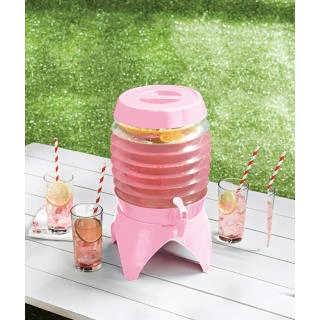 B&M Collapsible Drinks Dispenser 5.4L - Pink 4 B&M Collapsible Drinks Dispenser 5.4L - Pink - Image 4