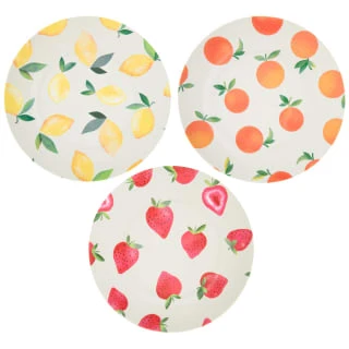 B&M Fruit Print Plate - Oranges 2 B&M Fruit Print Plate - Oranges - Image 2