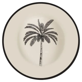 B&M Urban Print Picnic Bowl - Palm Tree 1 B&M Urban Print Picnic Bowl - Palm Tree