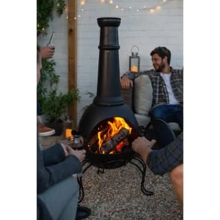 B&M La Hacienda Muricia Steel XL Chimenea 136cm 3 B&M La Hacienda Muricia Steel XL Chimenea 136cm - Image 3