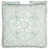 B&M Luxury Seat Pad - Green Floral Print